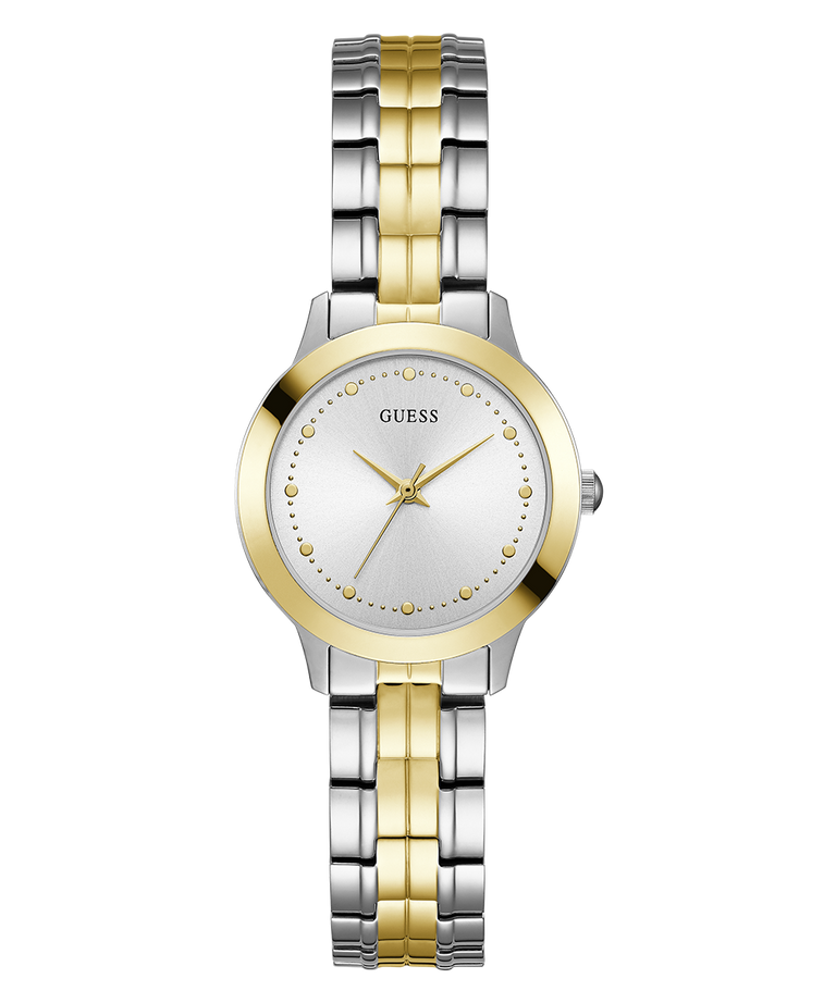 GUESS Ladies 30 Two Tone Analog Dress Watch