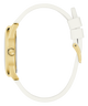 GUESS Ladies White Gold Tone Analog Watch