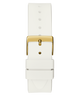 GUESS Ladies White Gold Tone Analog Watch