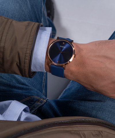 Guess watches for men 2025 blue