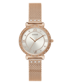 GUESS Ladies Rose Gold Tone Analog Watch