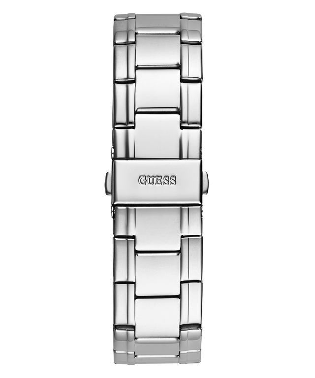 GUESS Mens Silver Tone Analog Watch
