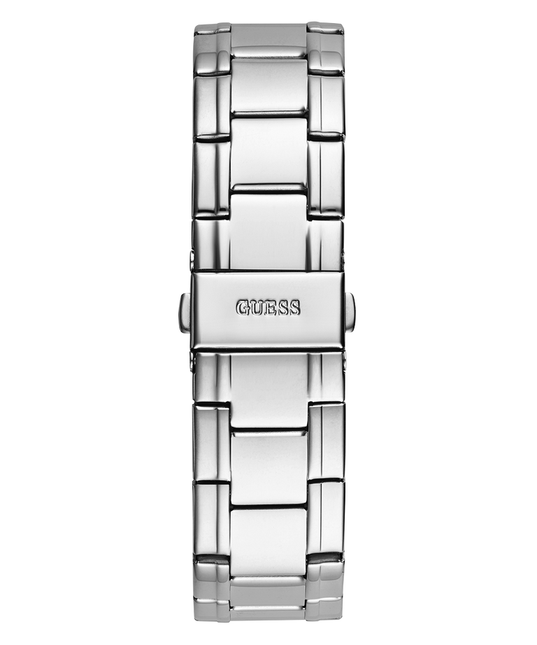 GUESS Mens Silver Tone Analog Watch