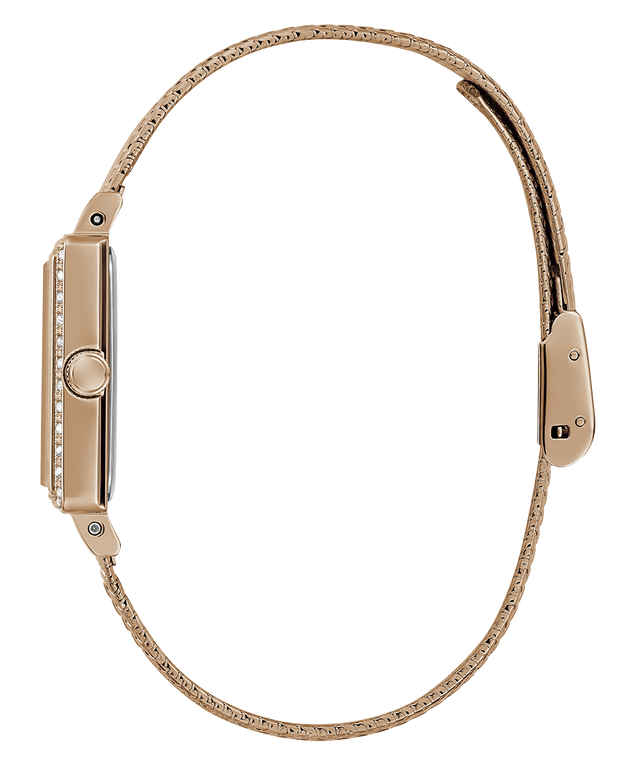 GUESS Ladies Rose Gold Tone Analog Watch
