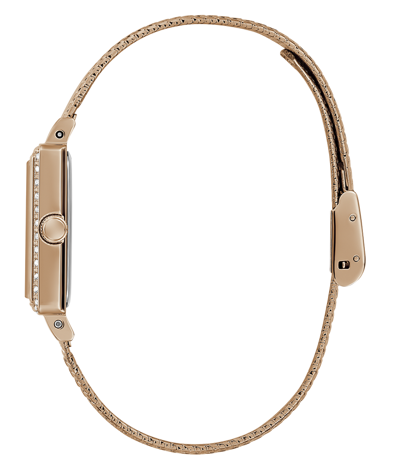 GUESS Ladies Rose Gold Tone Analog Watch