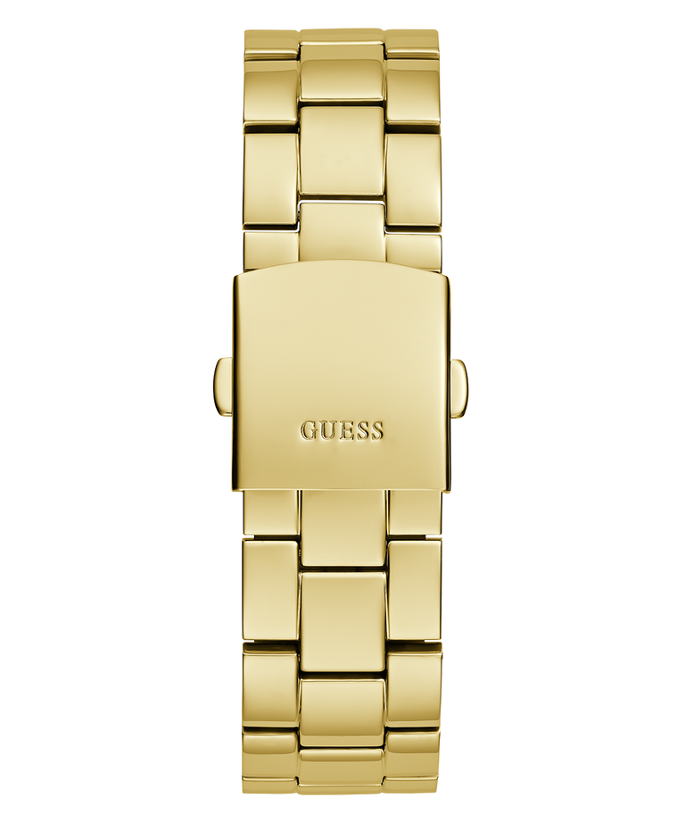 GUESS Mens Gold Tone Analog Watch