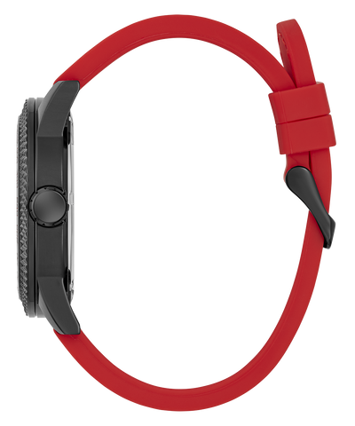 GUESS Mens Red Black Analog Watch