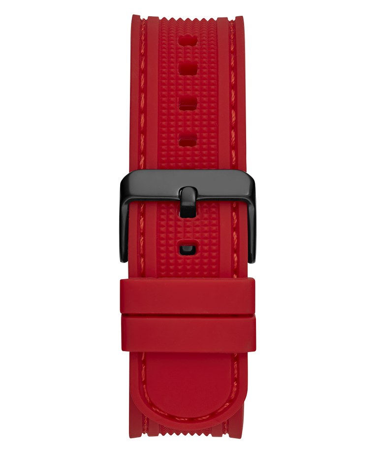 GUESS Mens Red Black Analog Watch