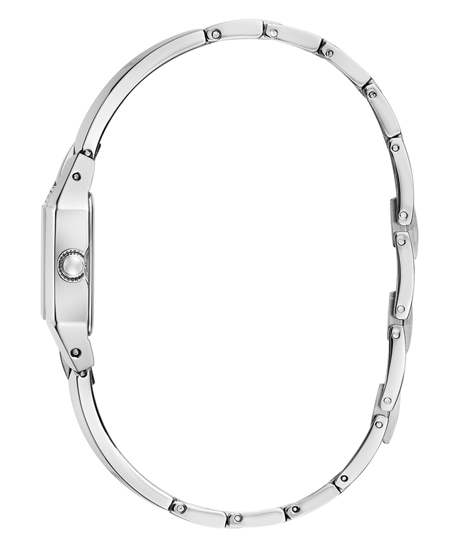 GUESS Ladies Silver Tone Analog Watch