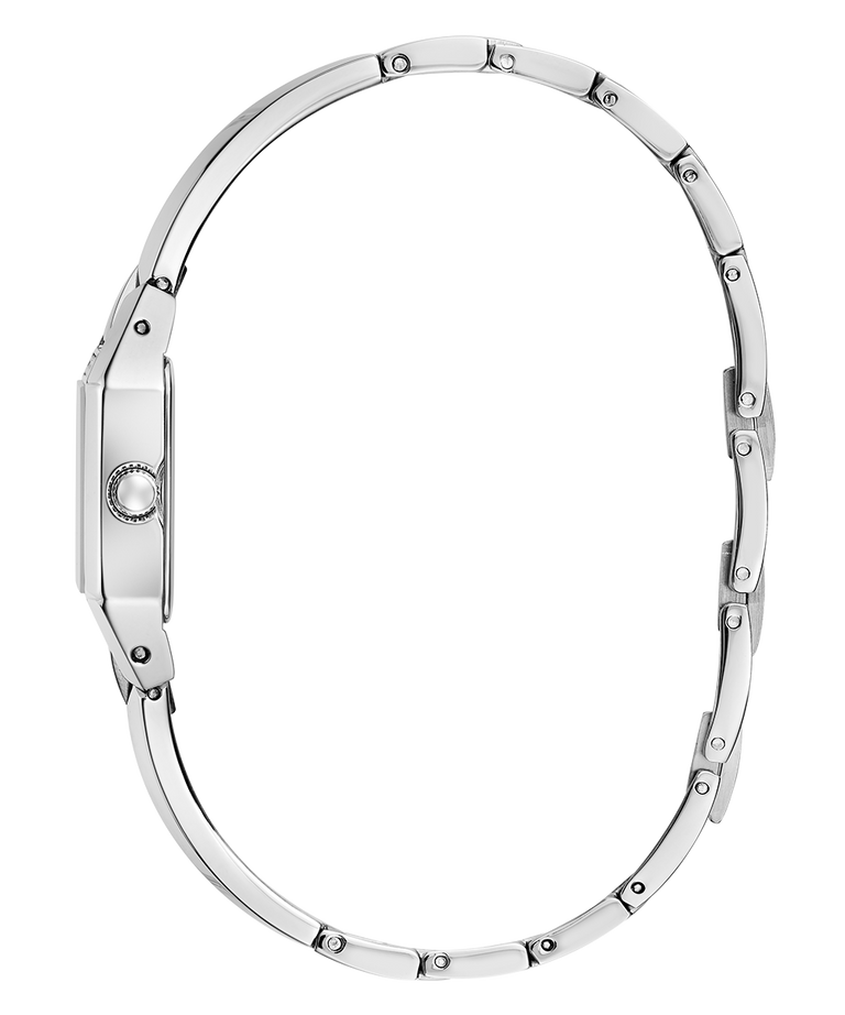 GUESS Ladies Silver Tone Analog Watch