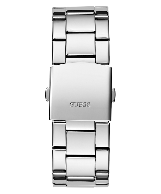 GUESS Mens Silver Tone Analog Watch