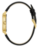GUESS Ladies Black Gold Tone Analog Watch