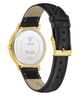 GUESS Ladies Black Gold Tone Analog Watch