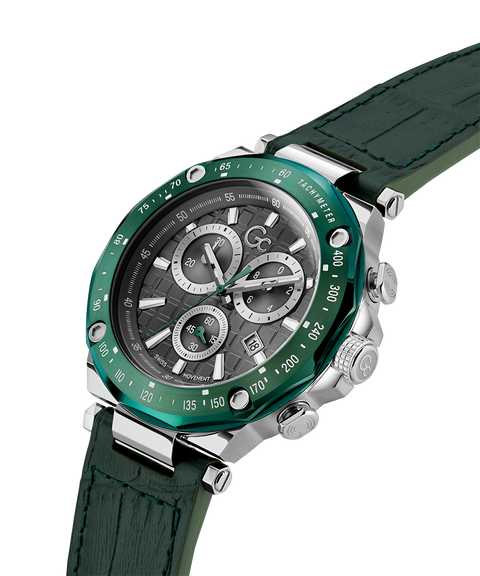 Gc Spirit Sport Chrono Leather - Y81011G5MF | GUESS Watches US