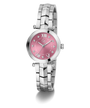 Gc Illusion Small Size Metal watch with a pink face on a white background