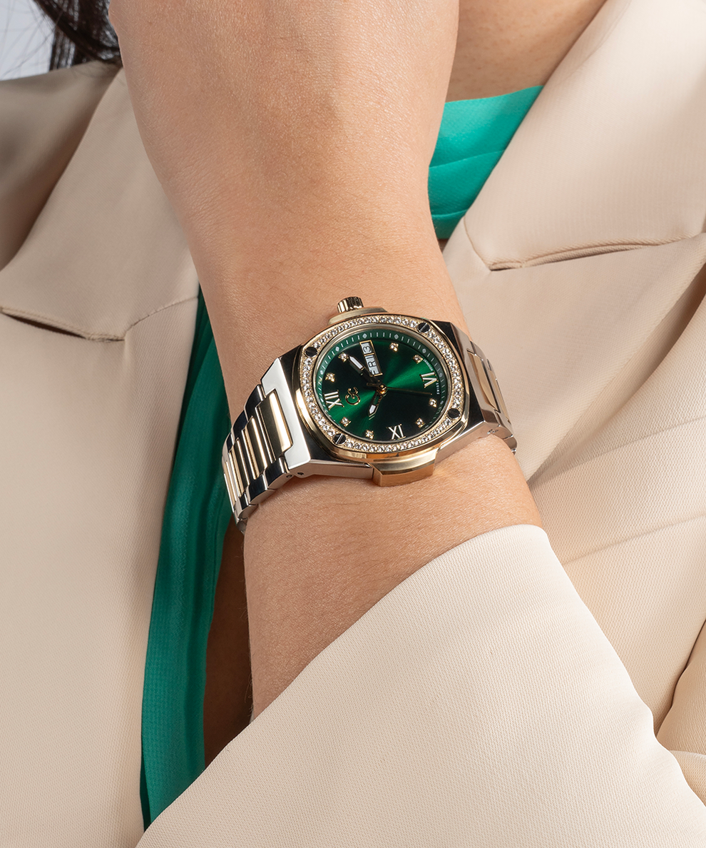 Wrist Watches Chunky Silver Watch Ladies Gc Coussin Shape Lady