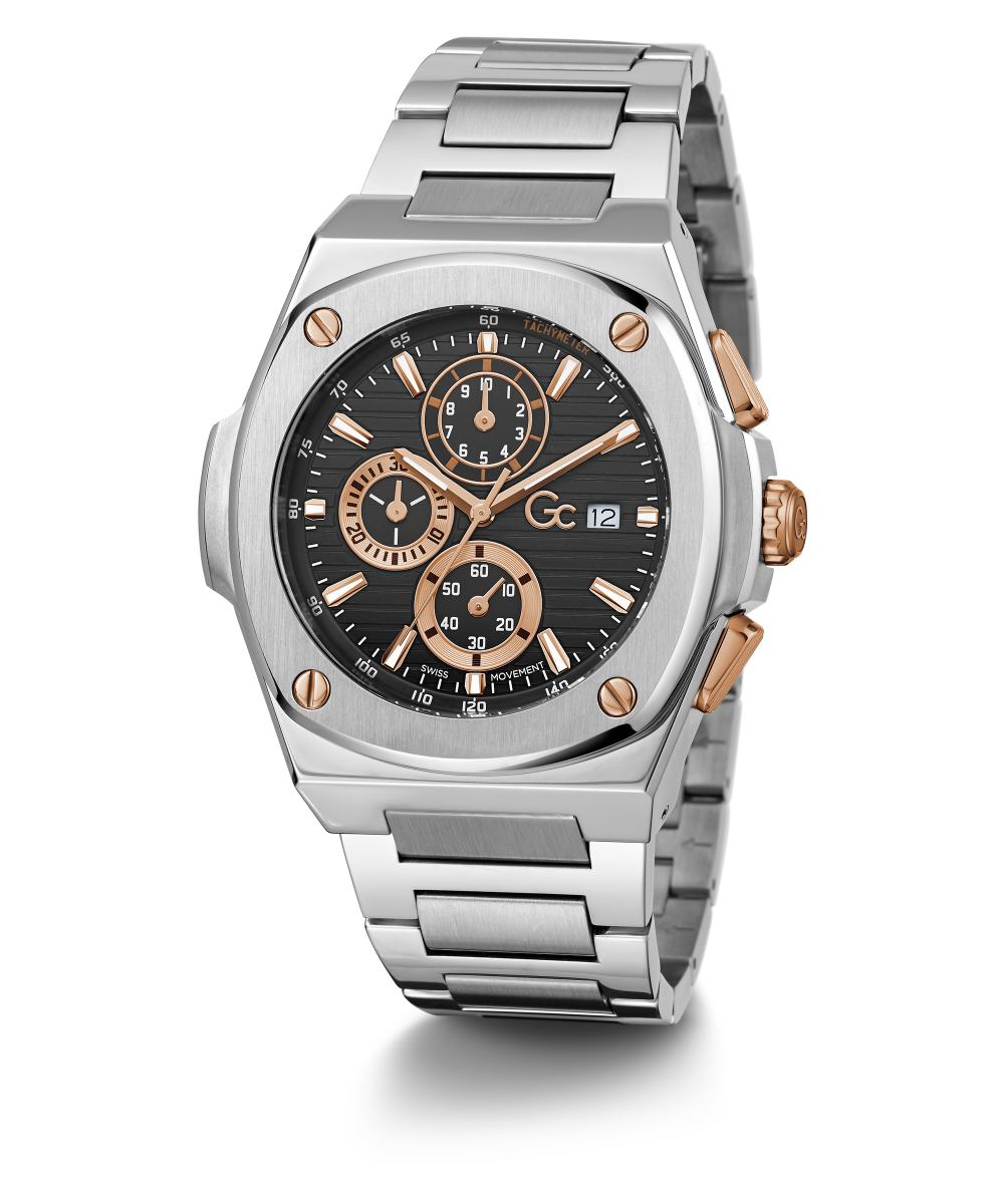 Gc Coussin Shape Chrono Metal - Y99001G2MF | GUESS Watches US