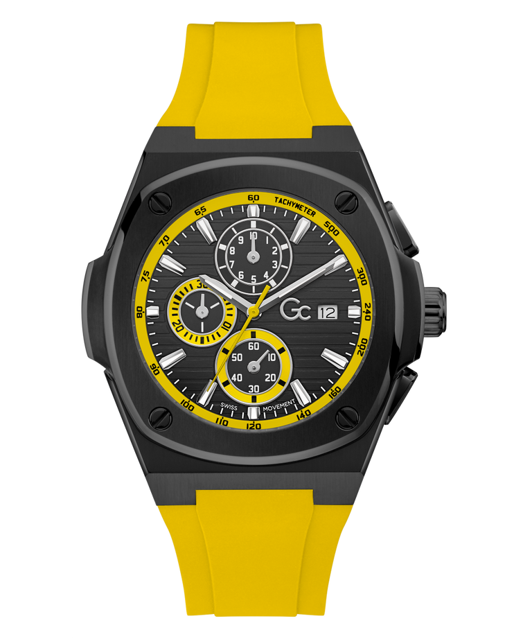 Y99006G2MF kessel-racing-x-gc-limited-edition-44mm-yellow-mens-watch-y99006g2mf collab image