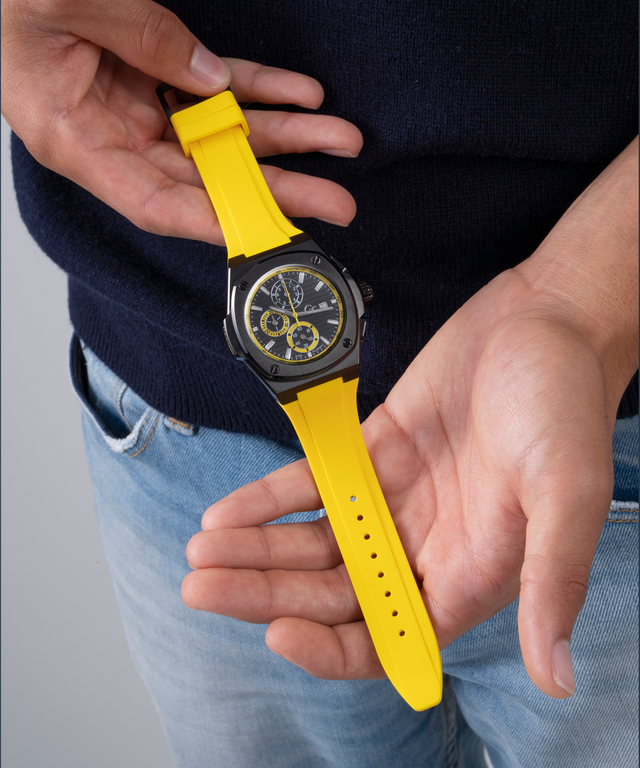 Y99006G2MF kessel-racing-x-gc-limited-edition-44mm-yellow-mens-watch-y99006g2mf collab alternate image lifestyle