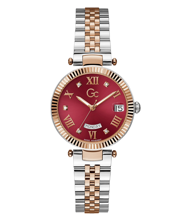 Gc Flair Mid Size Metal red dial