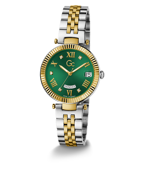 Gc Flair Mid Size Metal - Z01019L9MF | GUESS Watches US