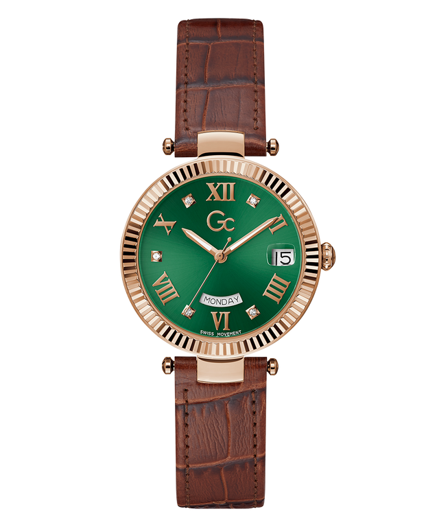 Gc Flair Mid Size Leather Z01020L9MF GUESS Watches US