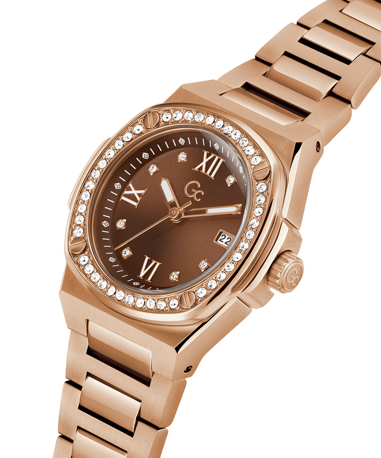 Small Gc Gc Coussin Shape Mini Small Size Metal - Z12002L4MF | GUESS Watches US
