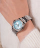 Z12009L7MF Gc Coussin Shape Mini Small Size Metal watch on wrist