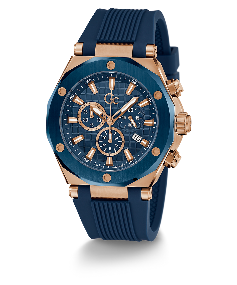 Gc Legacy Chrono Silicone Z18006G7MF GUESS Watches US