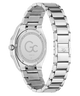 Gc Coussin Sleek Lady Mid Size Metal watch with a detailed face on a white background