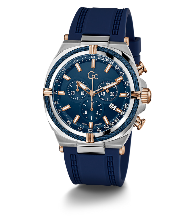 Gc IronClass Chrono Metal Z32003G7MF GUESS Watches US