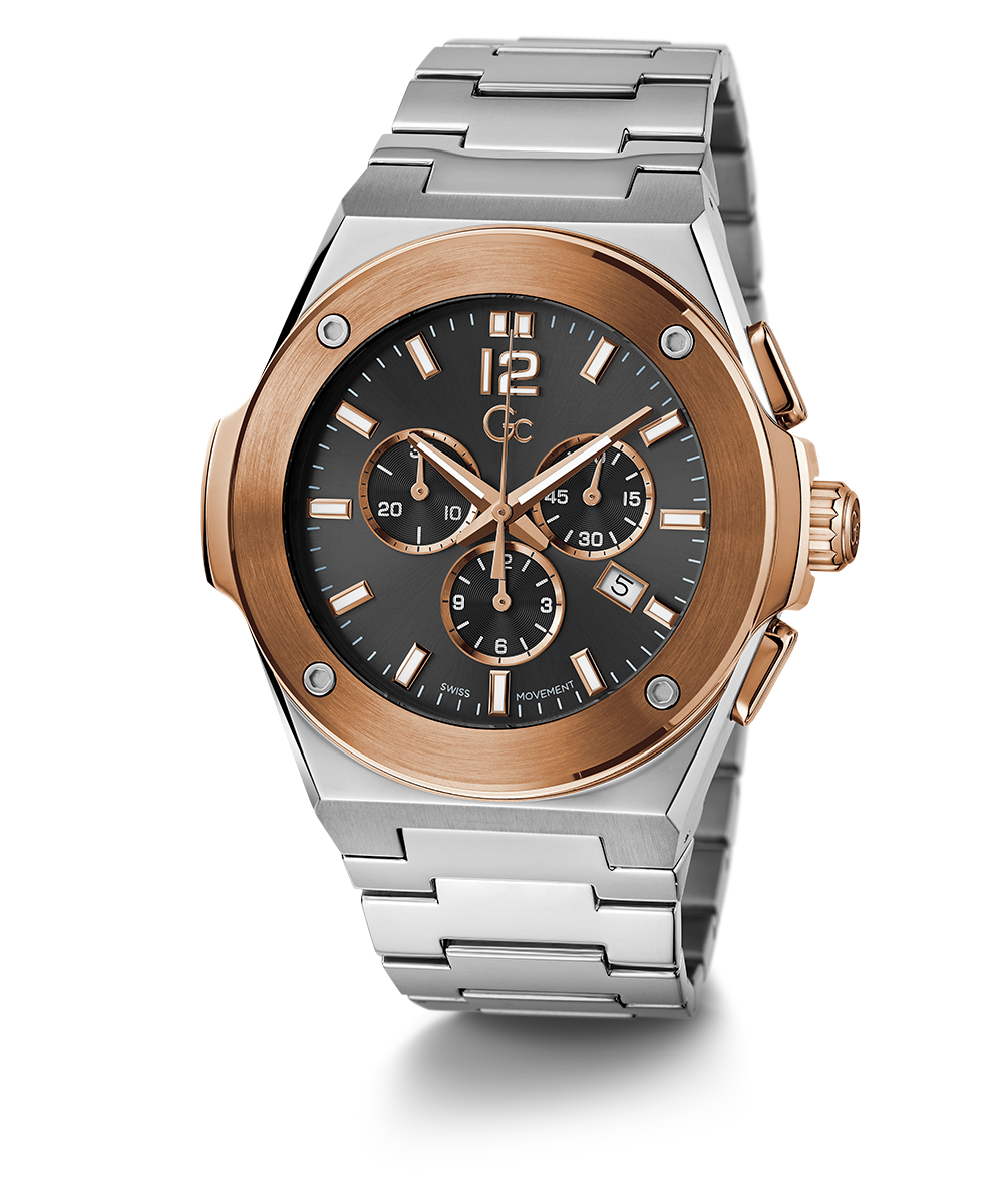 Gc Idol Chrono Metal - Z33002G2MF | GUESS Watches US