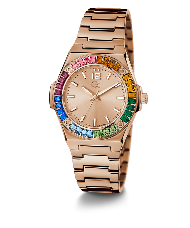 Gc Idol Lady Mid Size Metal - Z34004L3MF | GUESS Watches US