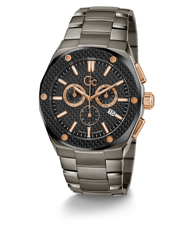 Gc Fiber Chrono Metal Z37002G2MF GUESS Watches US