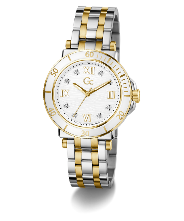 Gc One Sport Lady Mid Size Metal Z45002L1MF GUESS Watches US