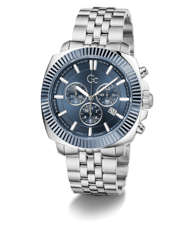 Gc Flair Coussin Chrono Metal Z46005G7MF GUESS Watches US