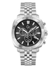 Gc Flair Coussin Chrono Metal Silver watch with black dial on a white background