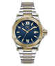 Gc Legacy Sleek Metal watch with blue dial and gold accents on a white background