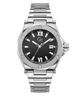 Gc Legacy Sleek Metal watch with black dial on a white background