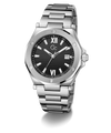 Gc Legacy Sleek Metal watch with black dial on a white background