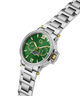 Silver Gc MoonChic Large Size Metal with a green face on a white background lifestyle