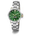 Silver Gc MoonChic Large Size Metal with a green face on a white background
