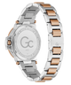 Two-tone Gc MoonChic Large Size Metal with silver and rose gold band on a white background