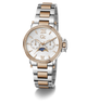 Two-tone Gc MoonChic Large Size Metal with a detailed face on a white background