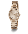 Rose gold Gc Prodigy Lady Mini Small Size Metal watch with a metallic band on a white background