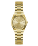 Gold Gc Prodigy Lady Mini Small Size Metal watch with a textured face on a white background