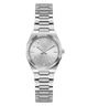 Silver Gc Prodigy Lady Mini Small Size Metal watch with a detailed face on a white background