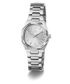 Silver Gc Prodigy Lady Mini Small Size Metal watch with a detailed face on a white background