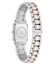 Silver and rose gold Gc Plaza Mini Small Size Metal watch with 'GC' branding on a white background