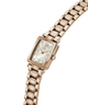 Rose gold Gc Plaza Mini Small Size Metal watch with a white face on a white background lifestyle